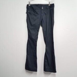 Burton The White Collection Snow Pants Black Womens Medium M Flare Dryride 10105